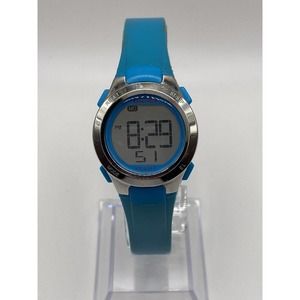 Armitron Pro Sport Ladies Blue Silicone Digital Watch W/R 165ft New Batt